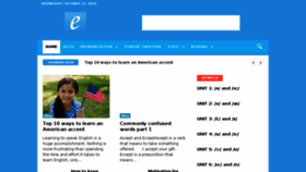 What Epronunciation.com website looked like in 2016 (7 years ago)