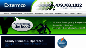 What Extermco.com website looked like in 2016 (7 years ago)
