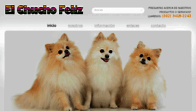 What Elchuchofeliz.com website looked like in 2016 (7 years ago)