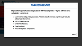 What Estadisticascriminales.minseg.gob.ar website looked like in 2016 (7 years ago)