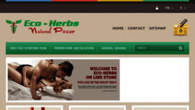What Eco-herbs.com website looked like in 2016 (7 years ago)
