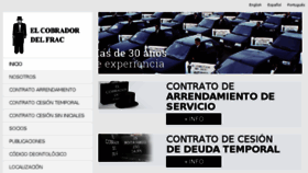 What Elcobradordelfrac.com website looked like in 2016 (7 years ago)