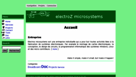 What Electroz.org website looked like in 2016 (7 years ago)