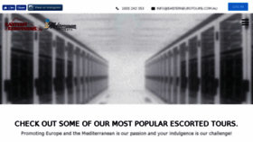 What Easterneurotours.com.au website looked like in 2016 (8 years ago)