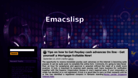 What Emacslisp.org website looked like in 2016 (7 years ago)