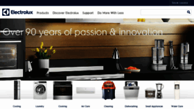 What Electrolux.com.ph website looked like in 2016 (7 years ago)