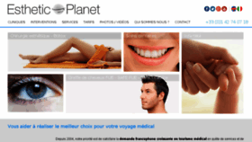 What Esthetic-planet.com website looked like in 2016 (7 years ago)