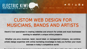 What Electrickiwi.co.uk website looked like in 2016 (7 years ago)