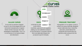 What Ecocurves.co.uk website looked like in 2016 (7 years ago)