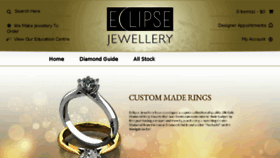 What Eclipsejewellery.com.au website looked like in 2016 (7 years ago)