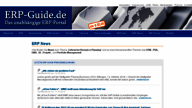 What Erpnews.de website looked like in 2016 (7 years ago)