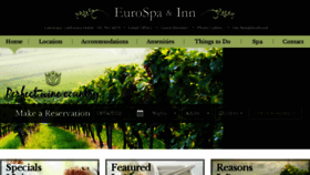 What Eurospa.com website looked like in 2016 (7 years ago)