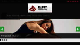 What Ezfit.sg website looked like in 2016 (7 years ago)
