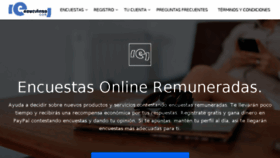 What Encuestazo.com website looked like in 2016 (7 years ago)