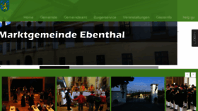 What Ebenthal.at website looked like in 2016 (7 years ago)