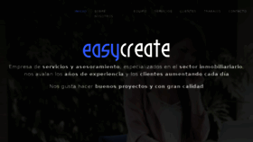 What Easycreate.es website looked like in 2016 (7 years ago)