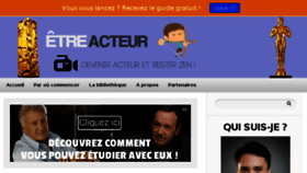 What Etreacteur.fr website looked like in 2016 (7 years ago)