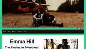 What Emmahillmusic.com website looked like in 2016 (7 years ago)
