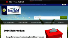 What Enfield-ct.gov website looked like in 2016 (7 years ago)
