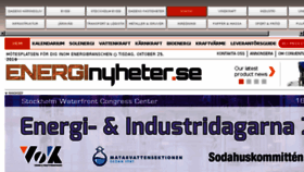 What Energinyheter.se website looked like in 2016 (7 years ago)