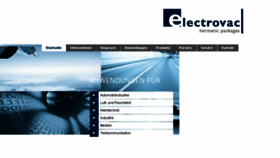 What Electrovac.com website looked like in 2016 (7 years ago)