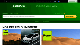 What Europcar.ma website looked like in 2016 (7 years ago)