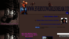 What Everycowgirlsdream.com website looked like in 2016 (7 years ago)