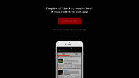 What Empireofthekop.com website looked like in 2016 (7 years ago)