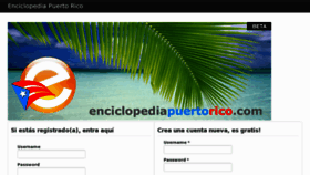 What Enciclopediapuertorico.com website looked like in 2016 (7 years ago)