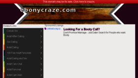 What Ebonycraze.com website looked like in 2016 (7 years ago)