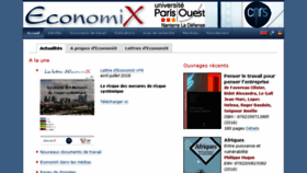 What Economix.u-paris10.fr website looked like in 2016 (7 years ago)