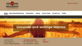 What Eurotherm-gmbh.de website looked like in 2016 (7 years ago)
