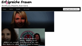 What Erfolgreiche-frauen.de website looked like in 2016 (7 years ago)