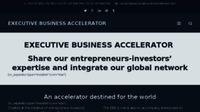 What Executivebusinessaccelerator.com website looked like in 2016 (7 years ago)