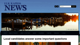 What Elkrapidsnews.com website looked like in 2016 (7 years ago)