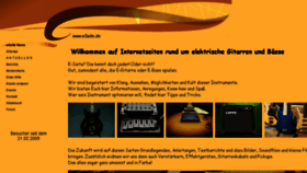 What Esaite.de website looked like in 2016 (7 years ago)