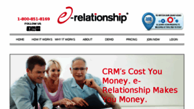 What E-relationship.com website looked like in 2016 (7 years ago)