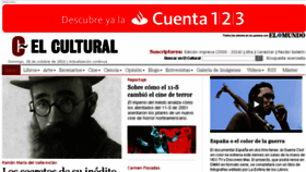 What Elcultural.es website looked like in 2016 (7 years ago)