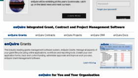 What Enquire.net.au website looked like in 2016 (8 years ago)