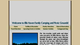 What Ellishaven.com website looked like in 2016 (7 years ago)