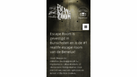 What Escaperoom.nl website looked like in 2016 (7 years ago)