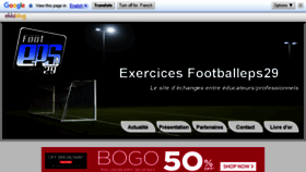 What Exercices-de-foot-eps29.fr website looked like in 2016 (7 years ago)