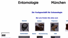 What Ento-meier.de website looked like in 2016 (7 years ago)