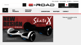 What E-road.fr website looked like in 2016 (7 years ago)