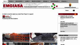 What Emgiasa.es website looked like in 2016 (7 years ago)