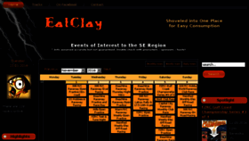 What Eatclay.net website looked like in 2016 (9 years ago)