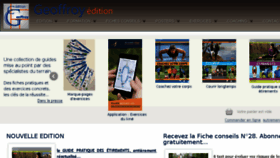 What Editiongeoffroy.fr website looked like in 2016 (7 years ago)