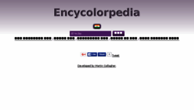 What Encycolorpedia.in website looked like in 2016 (7 years ago)