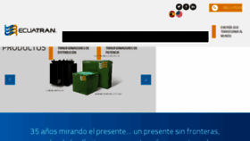 What Ecuatran.com website looked like in 2016 (7 years ago)