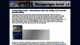 What Einzigartiges-israel.de website looked like in 2016 (7 years ago)